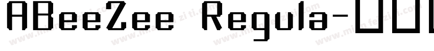 ABeeZee Regula字体转换